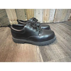 Skechers Size 7 Men’s Black Steel Toe Work Shoes #J-4-6